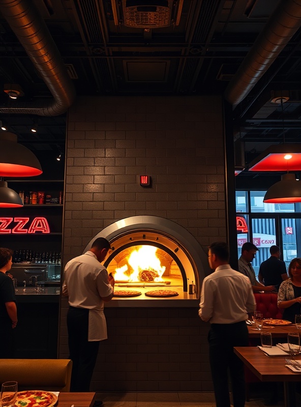 Killer Pizza Restaurant Interior